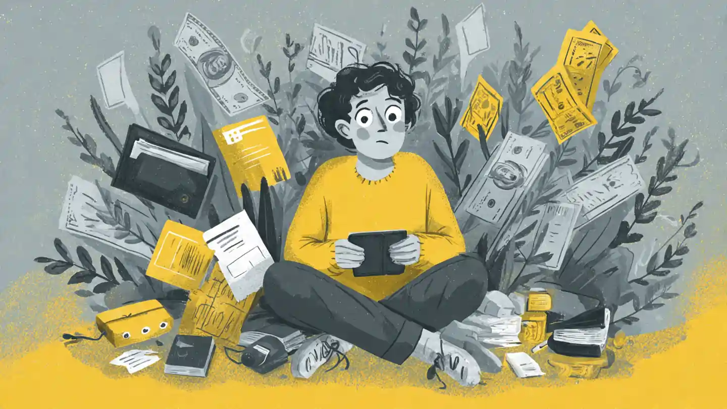 Financial mistakes that make people poor illustration