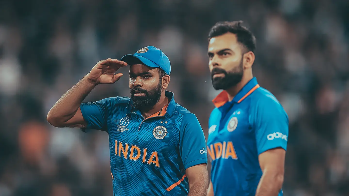 IND vs AUS 2025: Rohit Sharma saluting Virat Kohli at airport