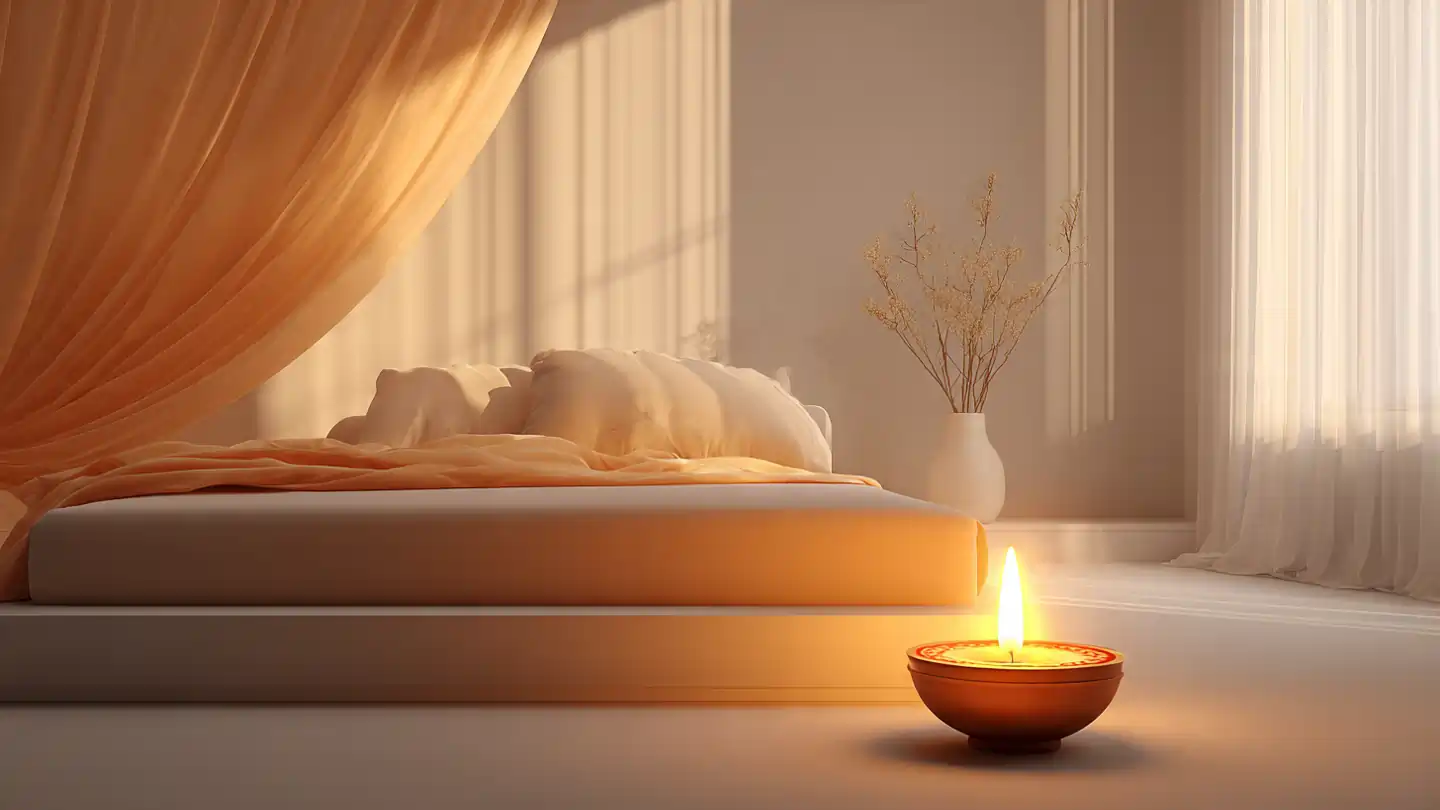 Peaceful clean room after chanting khatmal bhagane ka mantra to remove bed bugs
