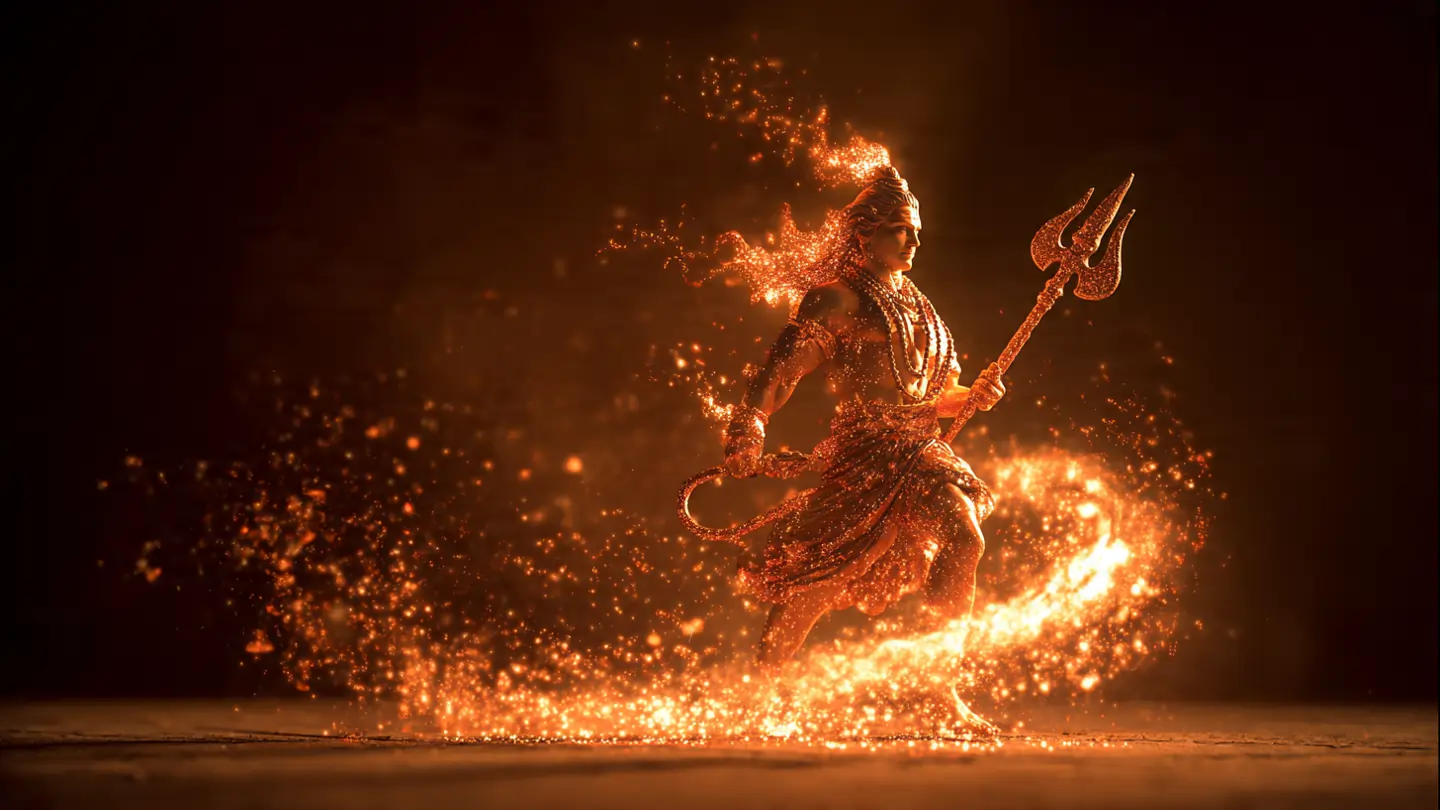 Maithili Shiv Bhajan Lyrics illustration showing devotees singing Shiv Bhajans in Mithila style before Lord Shiva