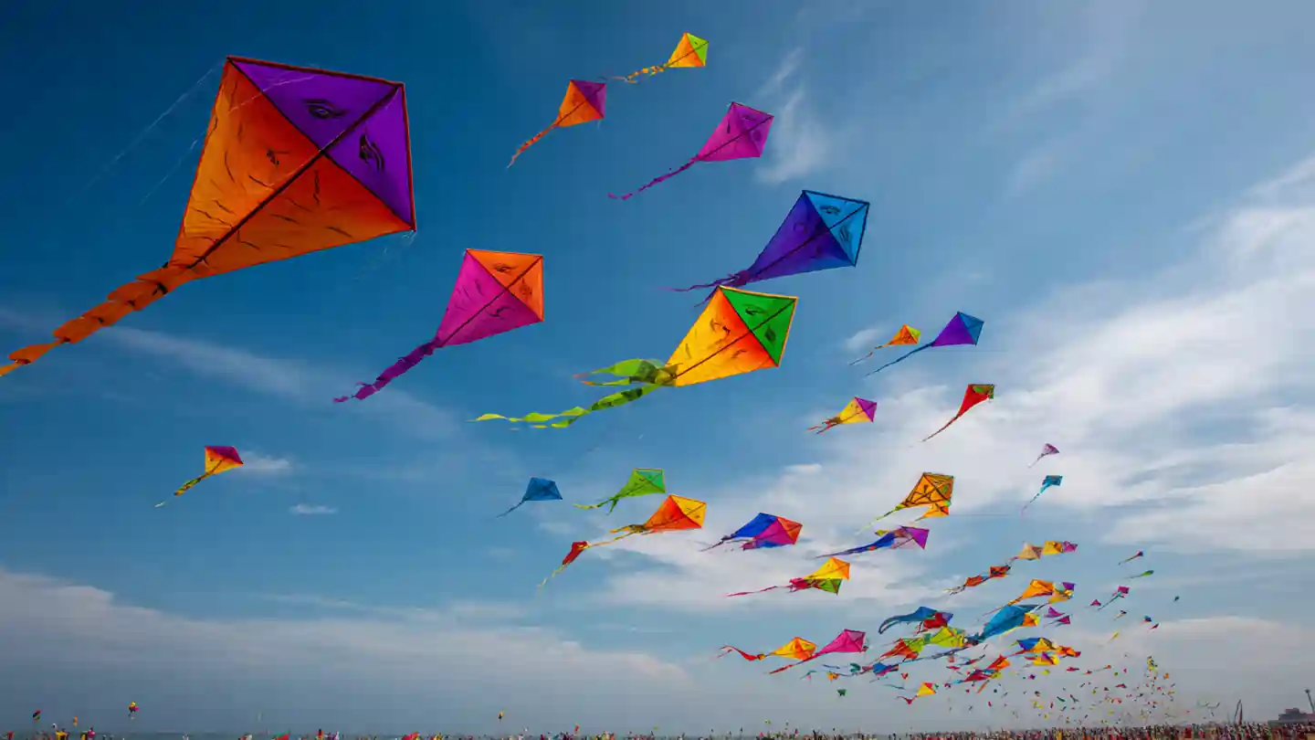 Sankranti 2025 celebration with kites, Surya Arghya, and traditional sweets