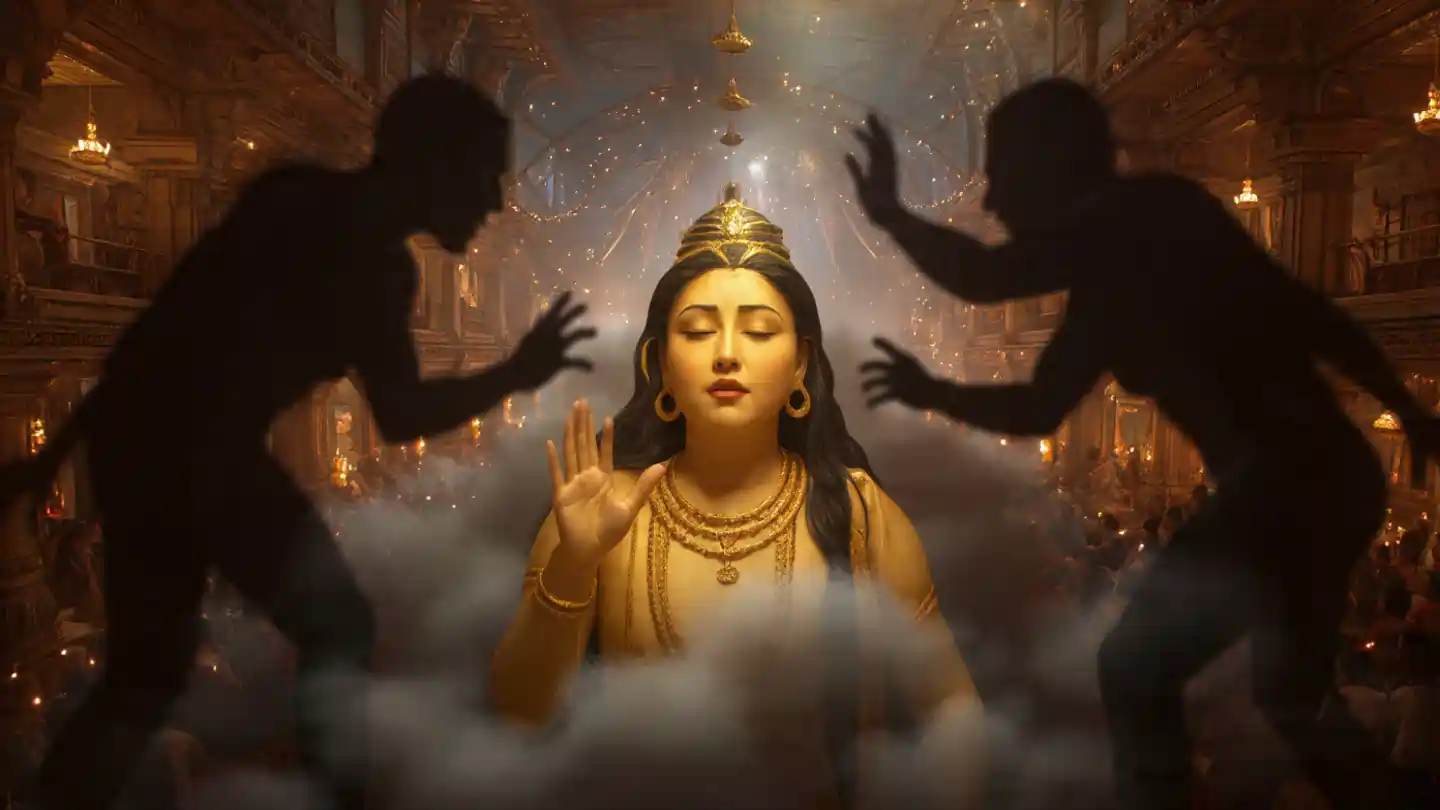 Dream of being attacked by shadowy figures symbolizing stress and challenges