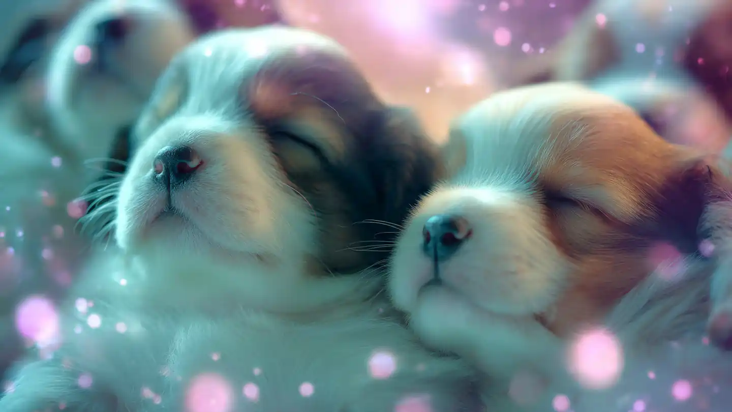 Dream of cute puppies symbolizing positivity and emotional meaning in dream interpretation