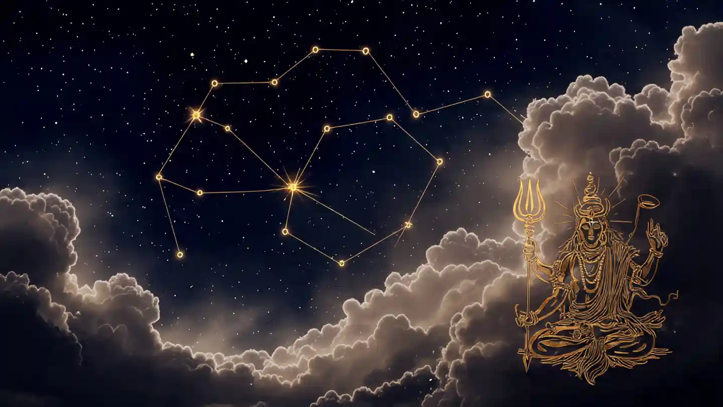 Ardra Nakshatra meaning and symbolism with constellation and Rudra energy