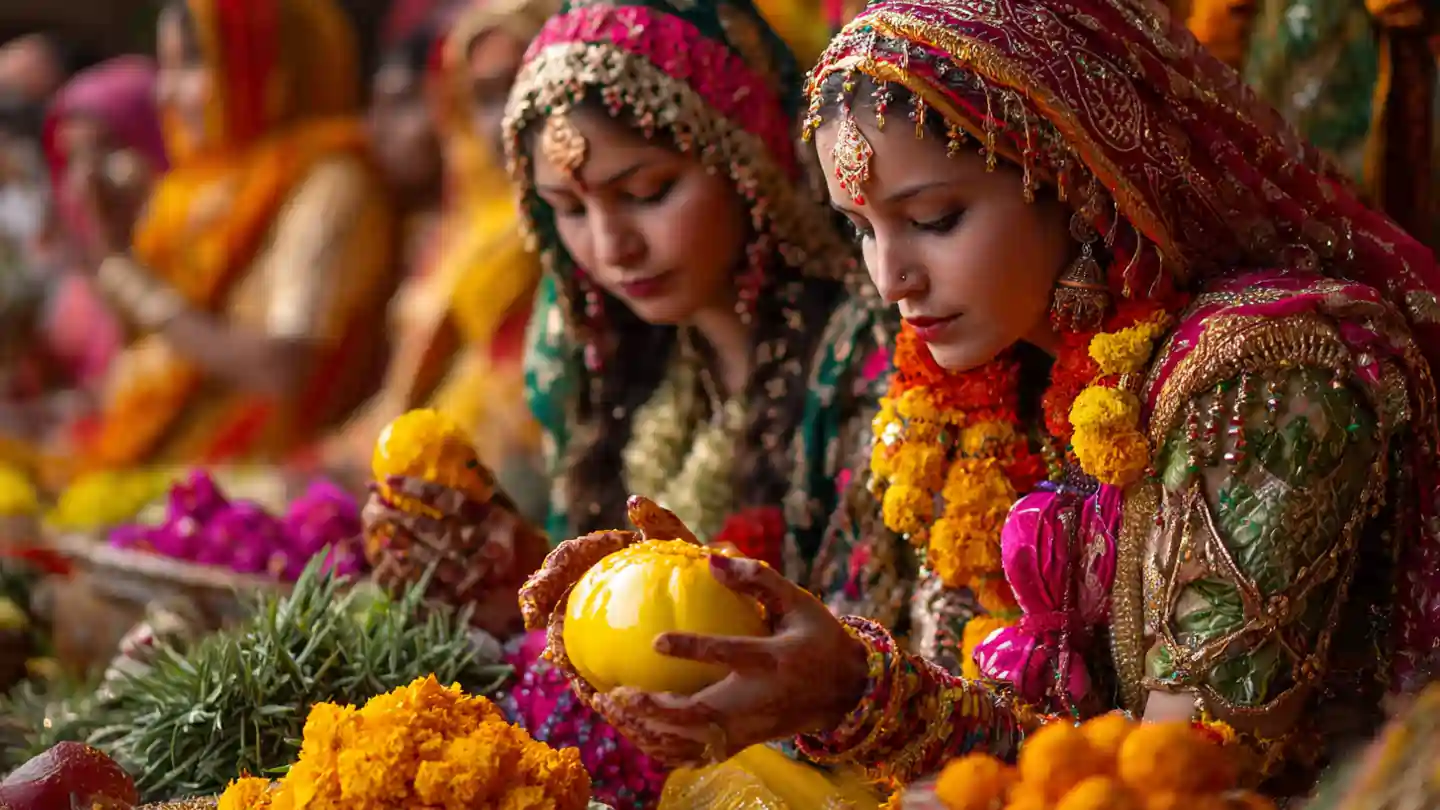 Gauri Pujan traditional celebration