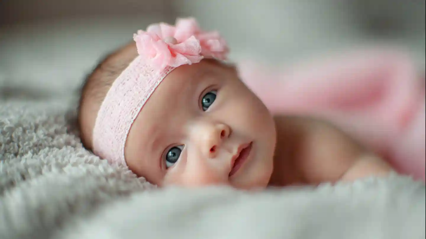 Hindu Girl Names cute newborn baby girl photo