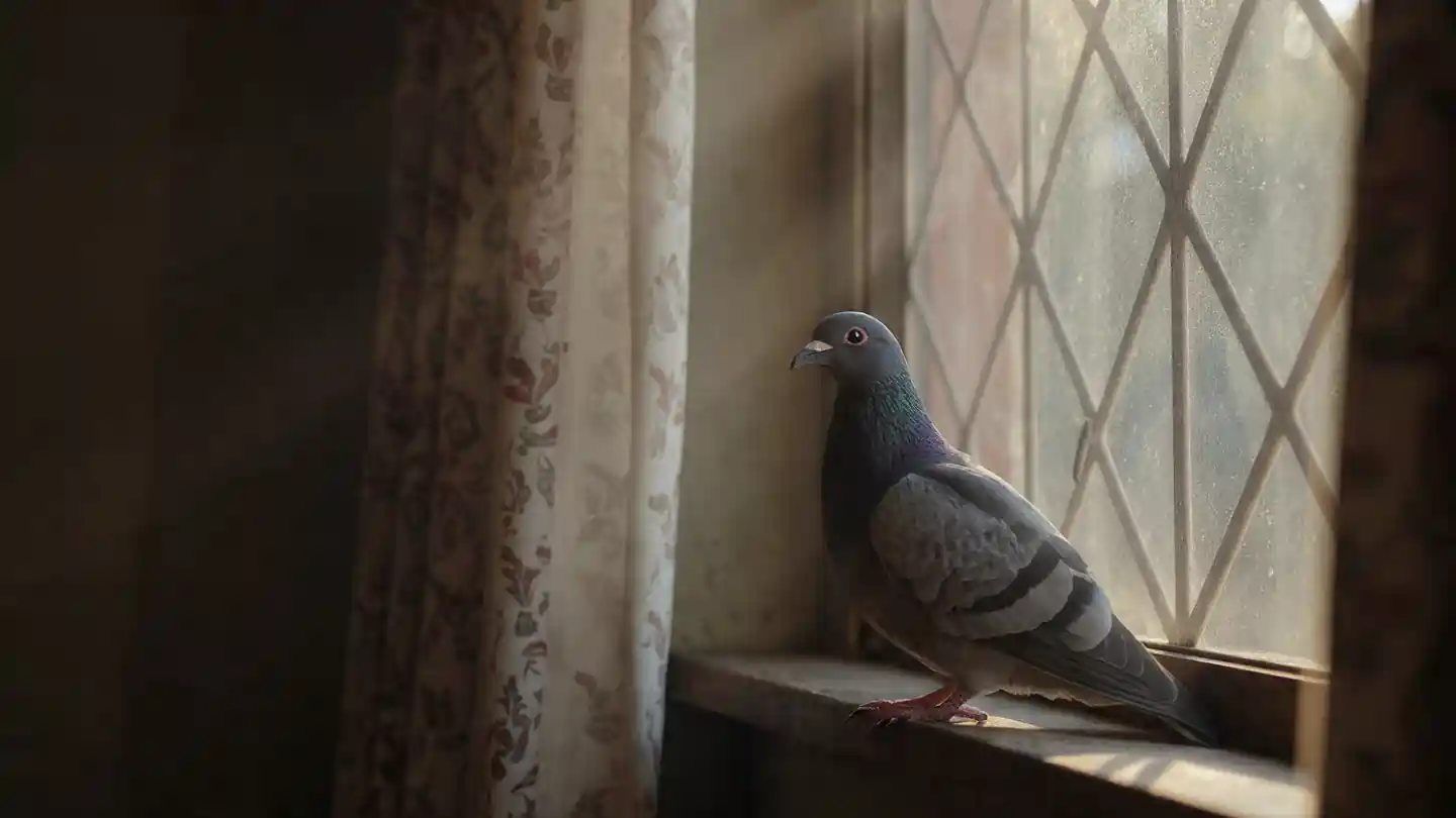 kala kabootar ka ghar mein aana meaning