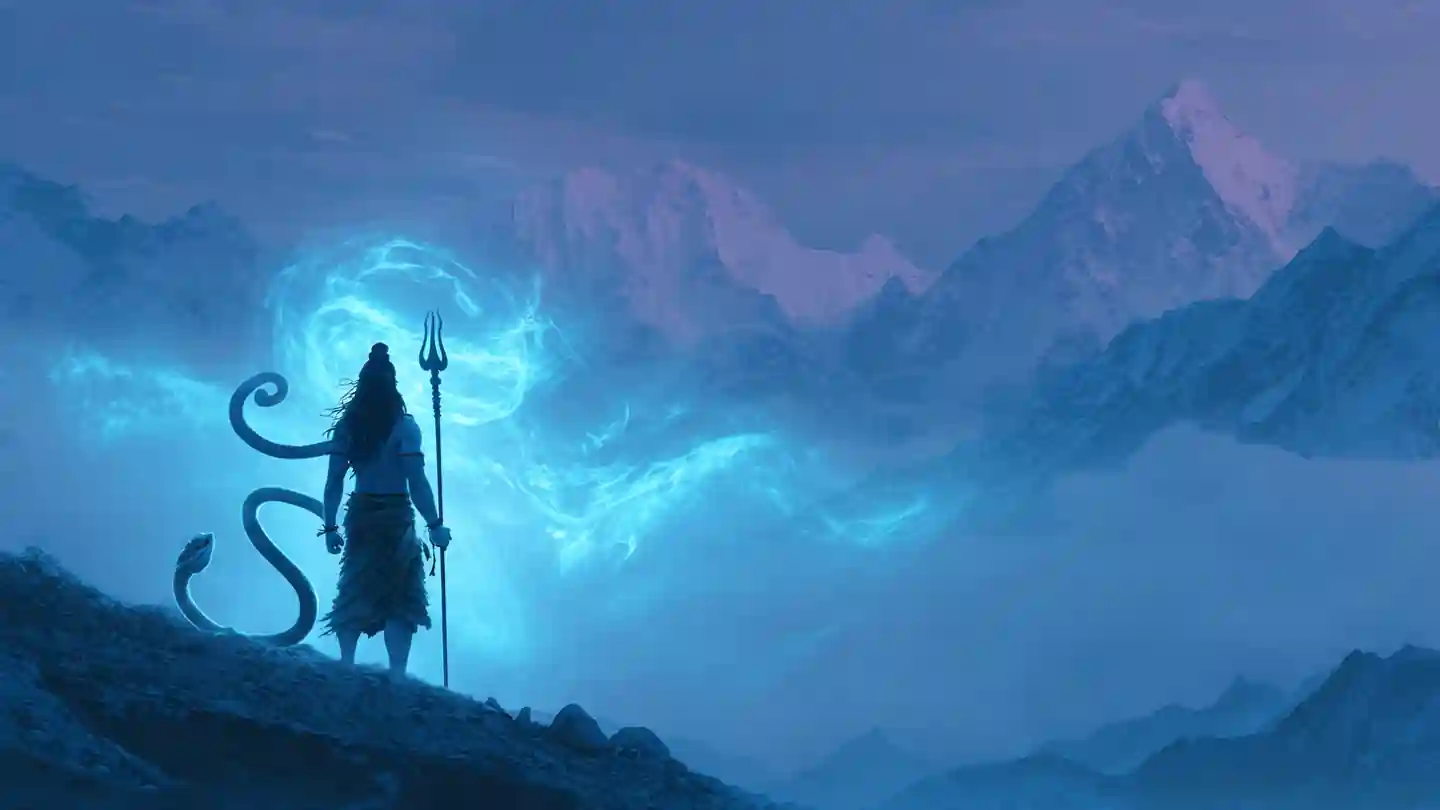 Lord Shiva and Vasuki divine symbolism