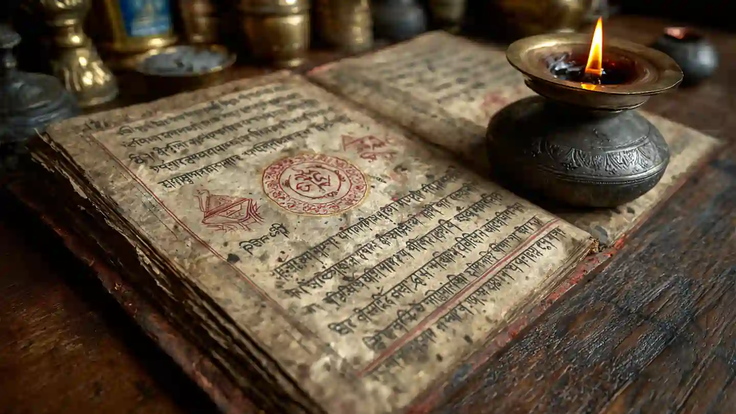 Rudrayamala Tantra ancient manuscript