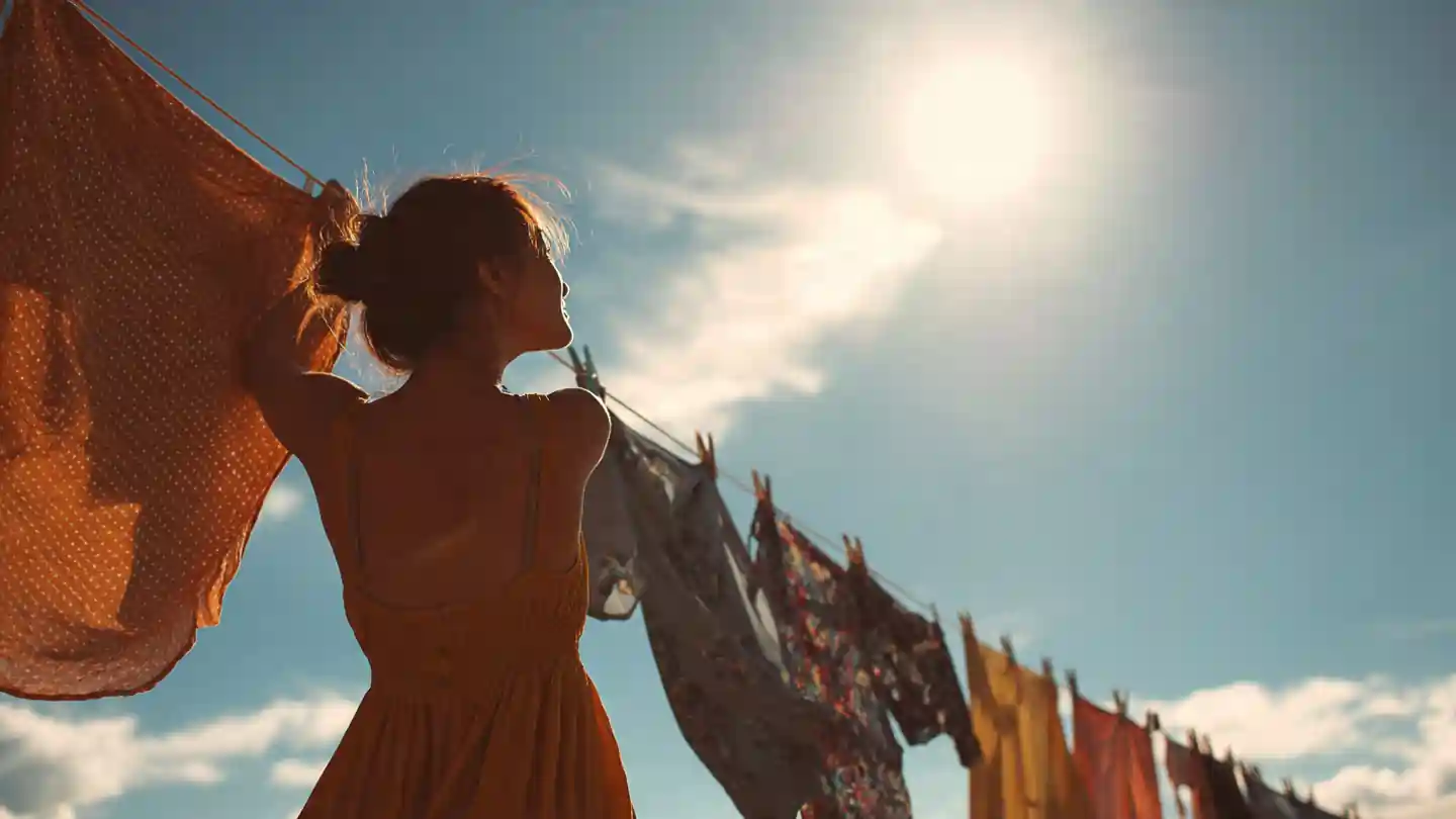 Sapne me kapde sukhana dream meaning illustration