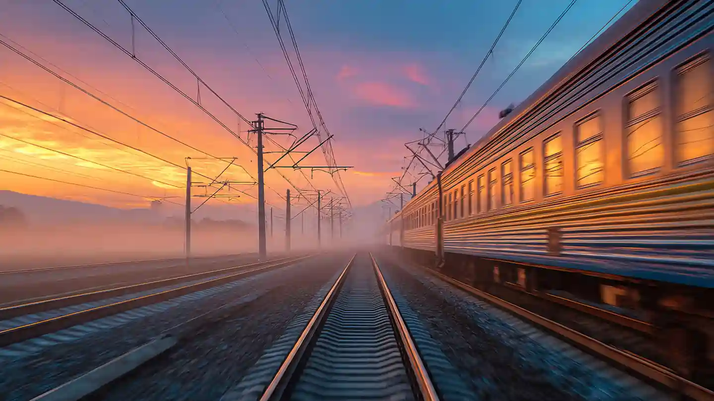 Sapne me train me safar karna dream meaning illustration