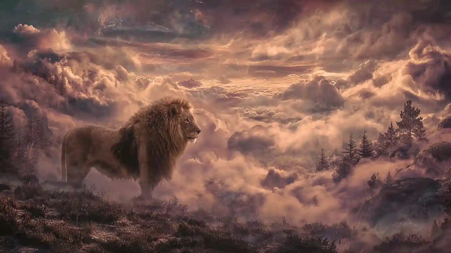 seeing lion in dream spiritual meaning