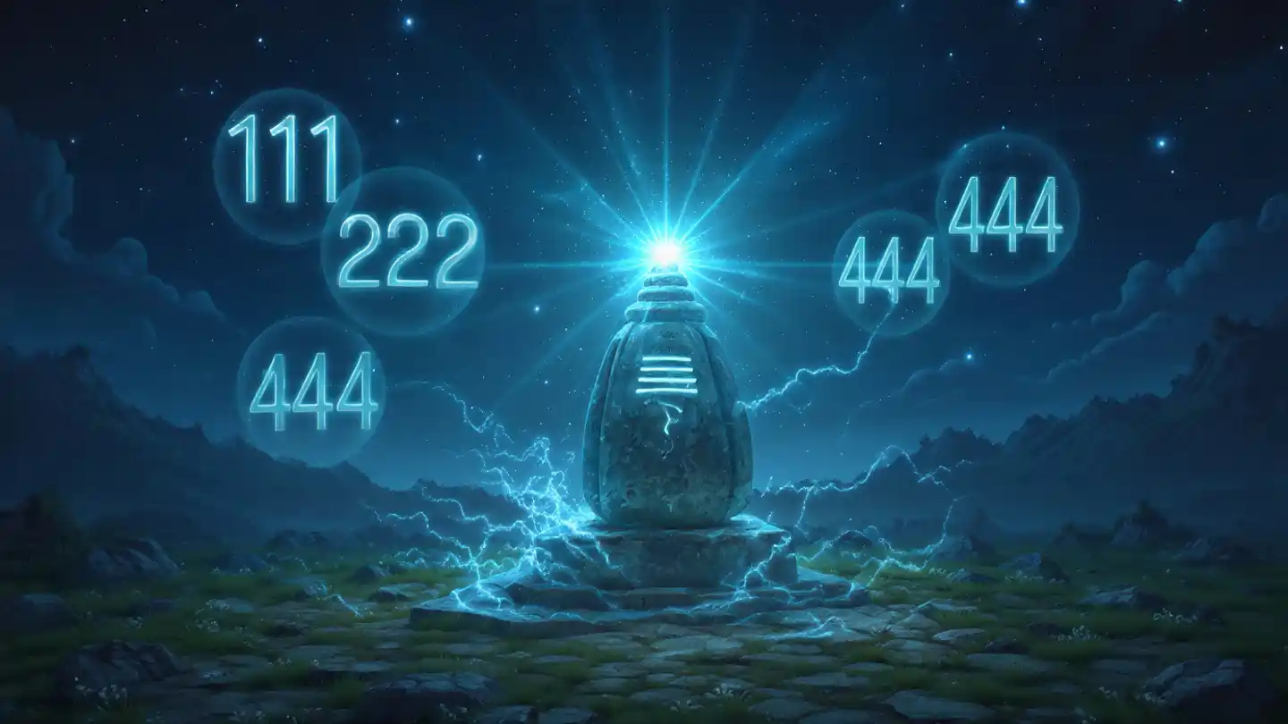 Shiva angel numbers connection with 111 222 444 cosmic energy