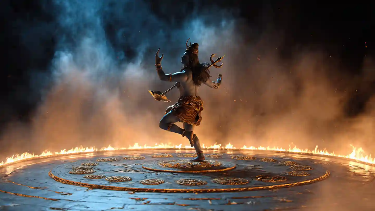 Shiva Dances Nataraja cosmic dance symbolism