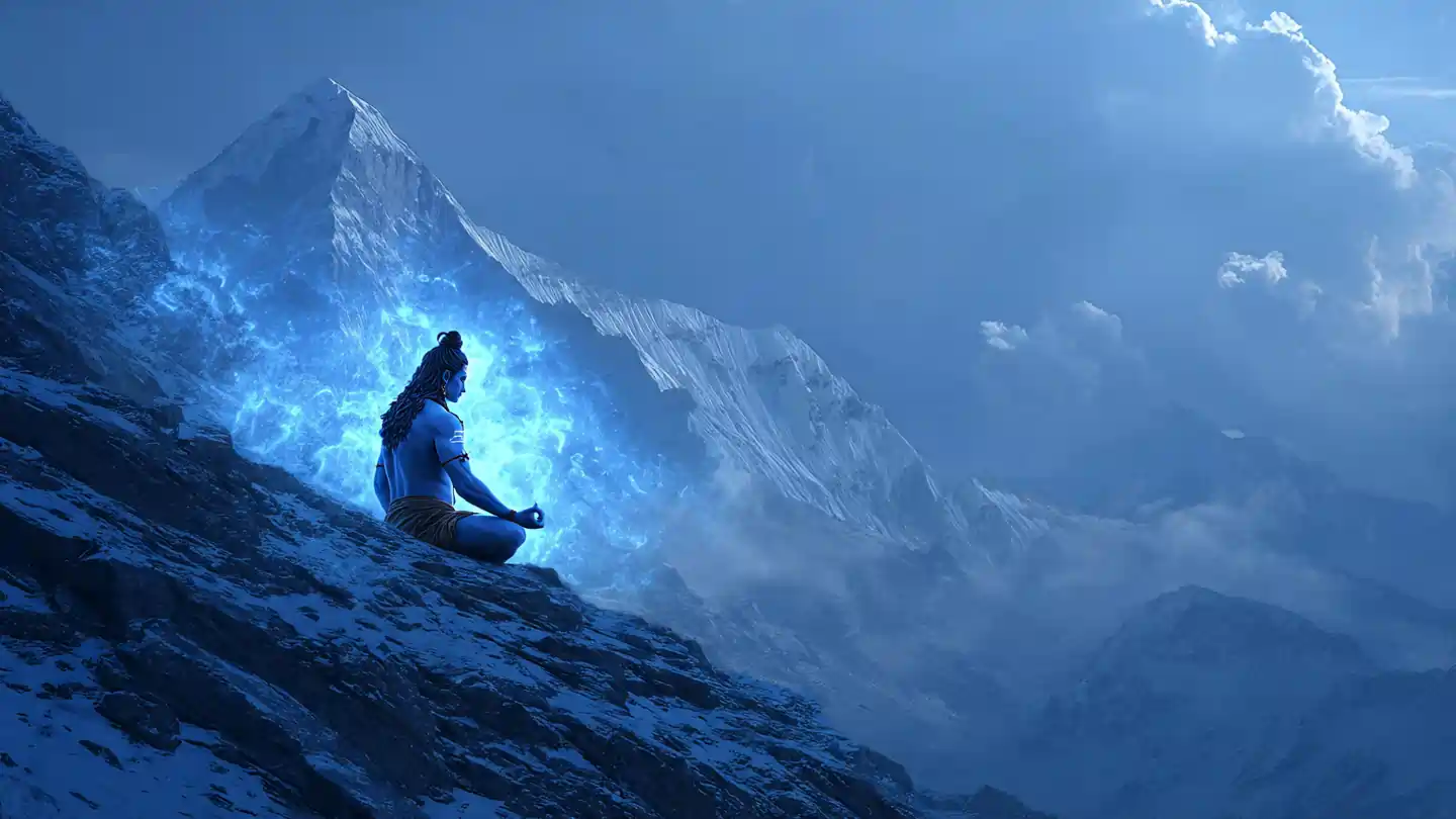 Shivji Third Eye glowing symbolism