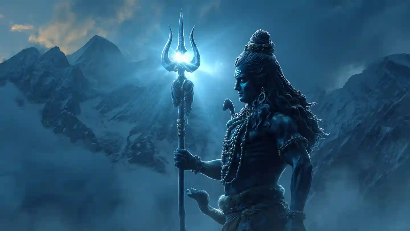 Trishul Symbolism showing spiritual power and divine protection