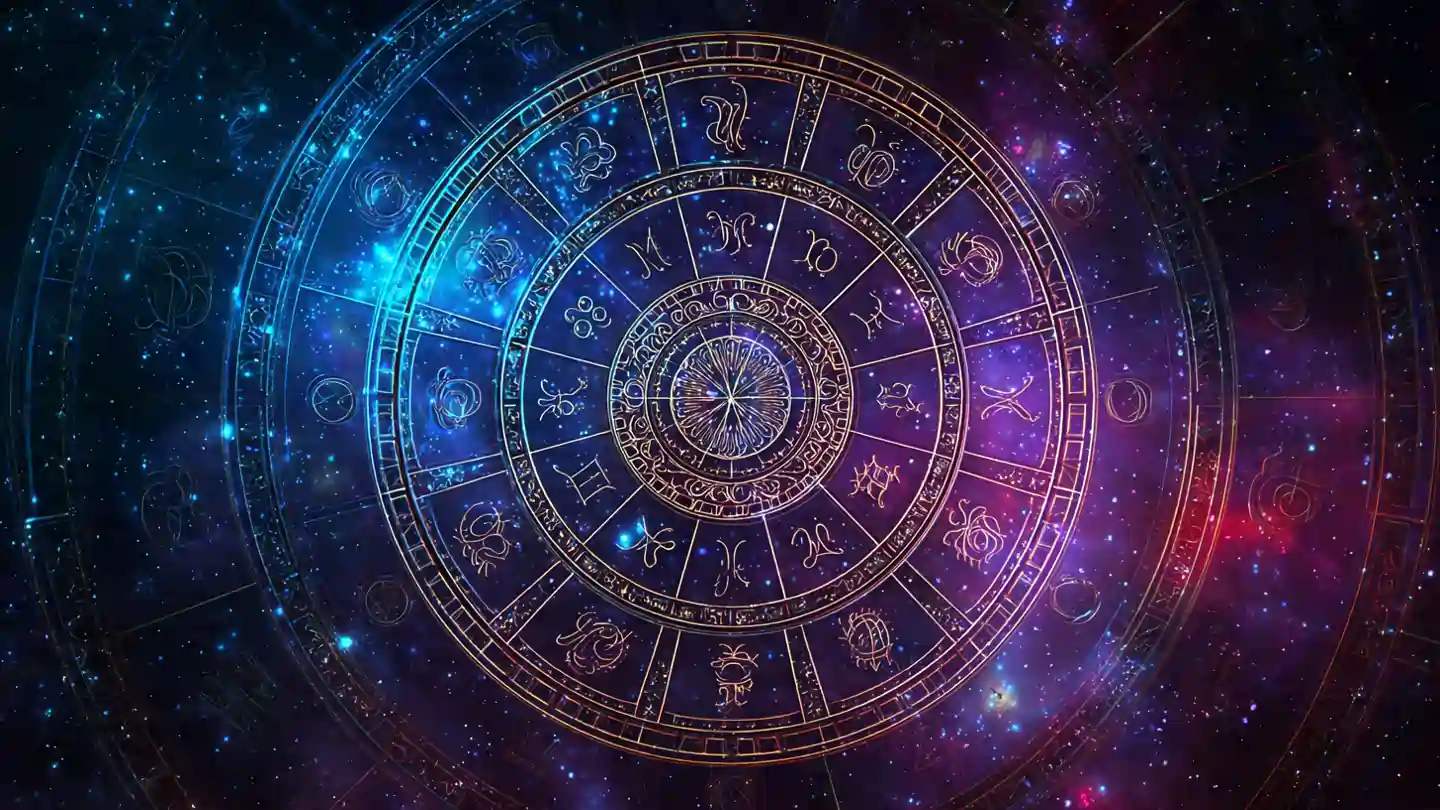Tomorrow Rasi Palan zodiac wheel illustration