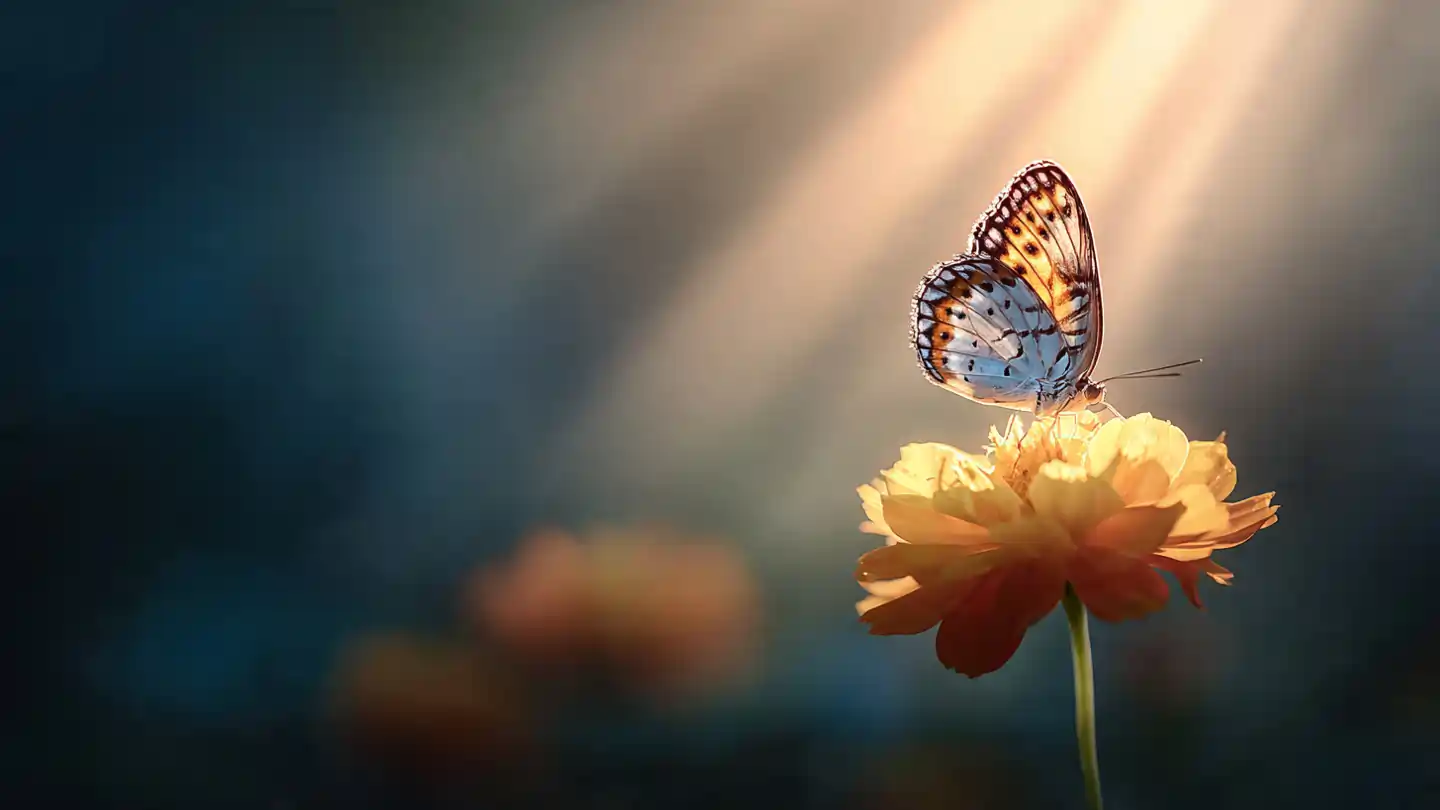 Butterfly Symbolism Meaning on flower