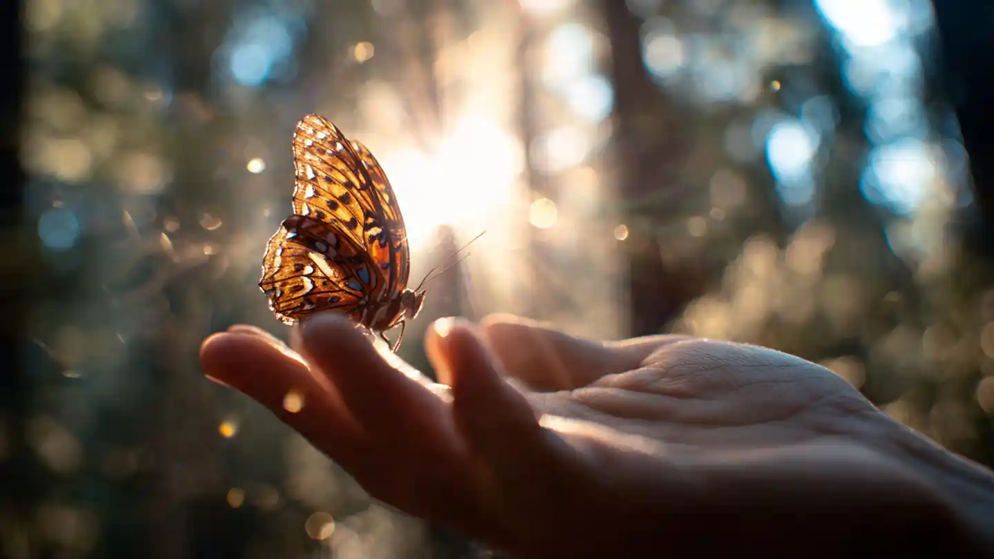 Butterfly Visits Meaning spiritual message