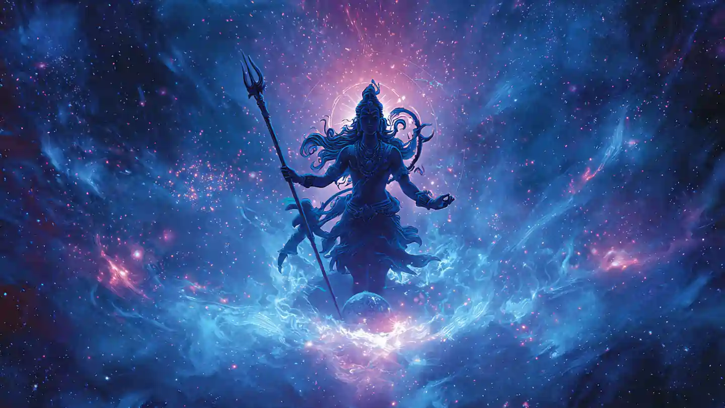 Kali Shiva Relation showing Goddess Kali standing over Shiva
