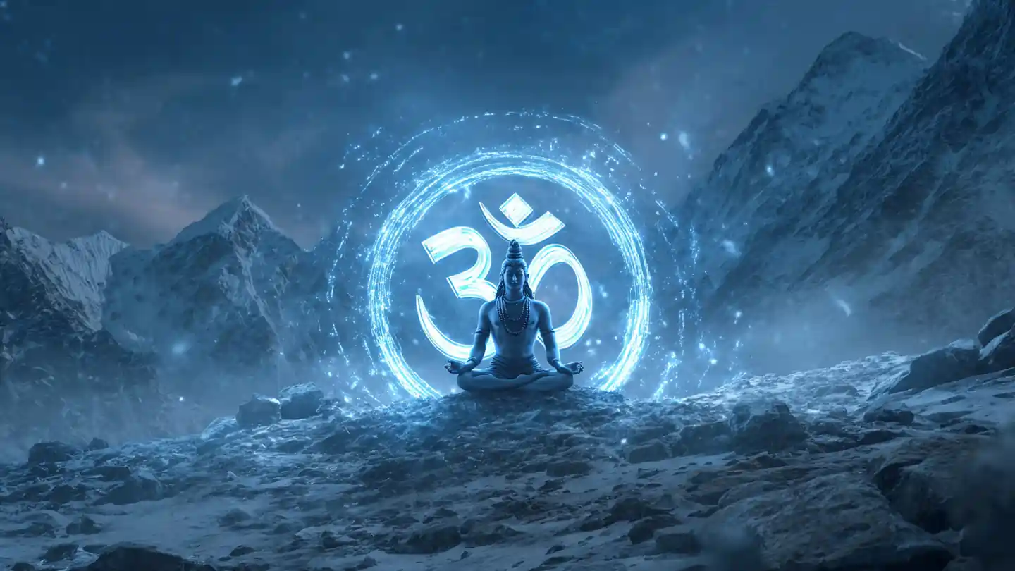 Sarv Shaktishali Shiv Mantra Om Namah Shivaya with Lord Shiva meditation