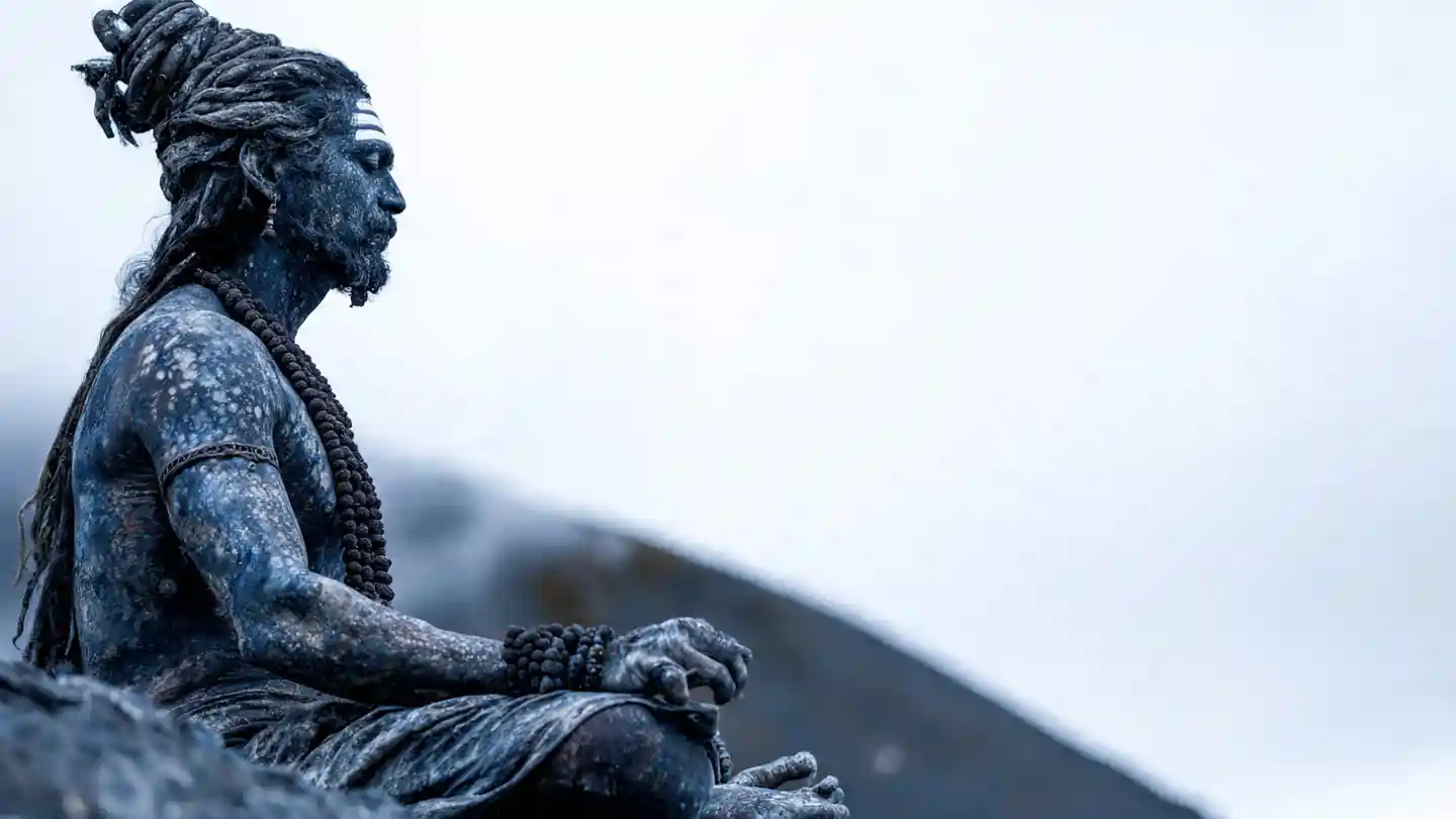 Lord Shiva with holy ash on body – Shiv Bhasm Meaning symbolism