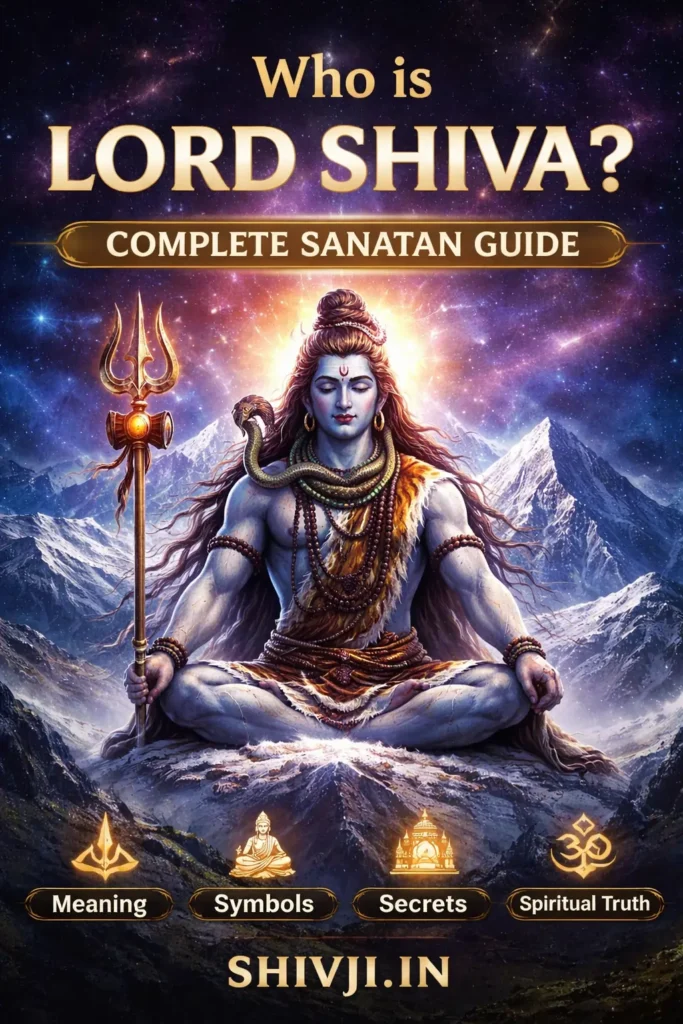 Who is Lord Shiva complete Sanatan guide explaining Shiva meaning, symbols and spiritual power
